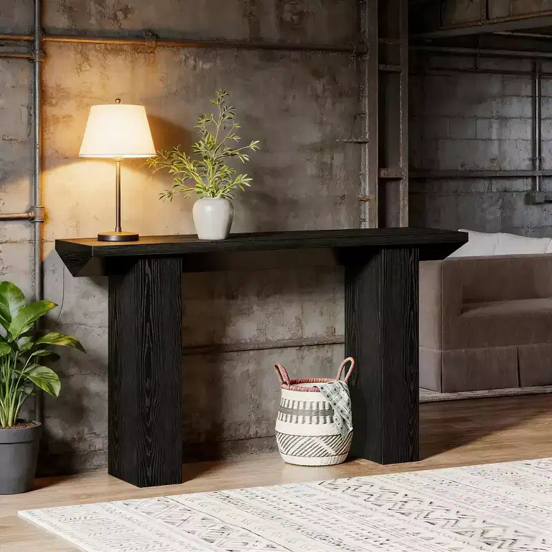 Consola, Mesa de sofá de madera, Mesa larga de entrada