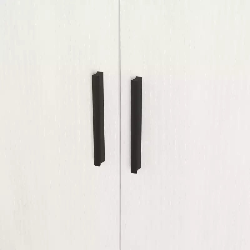 Zapatero de Madera Independiente de Cuatro Niveles con un Cajón, Puertas de Armario Blancas y Estantes Ajustables, Ideal para Entradas, Nogal