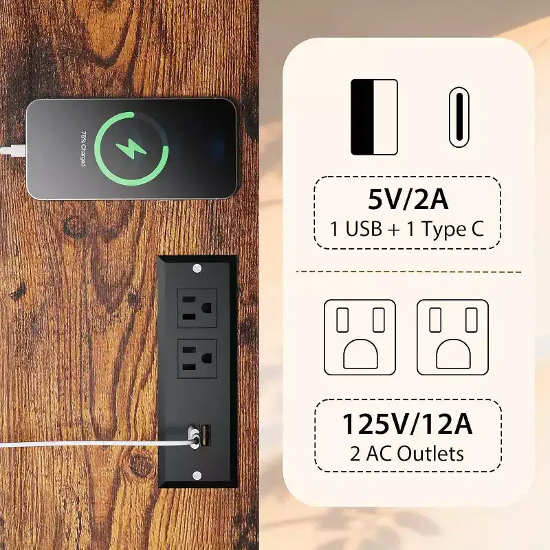 Muebles de TV para Sala de Estar, Mueble de TV LED con Estanterías, Centro de Entretenimiento Estilo Rústico para Televisores de 65 pulgadas, Gabinete de TV para Sala de Estar
