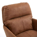 Silla de oficina de cuero sintético de primera calidad con ajuste de altura - Adecuada para usar en oficinas, dormitorios, tocadores y otros entornos interiores