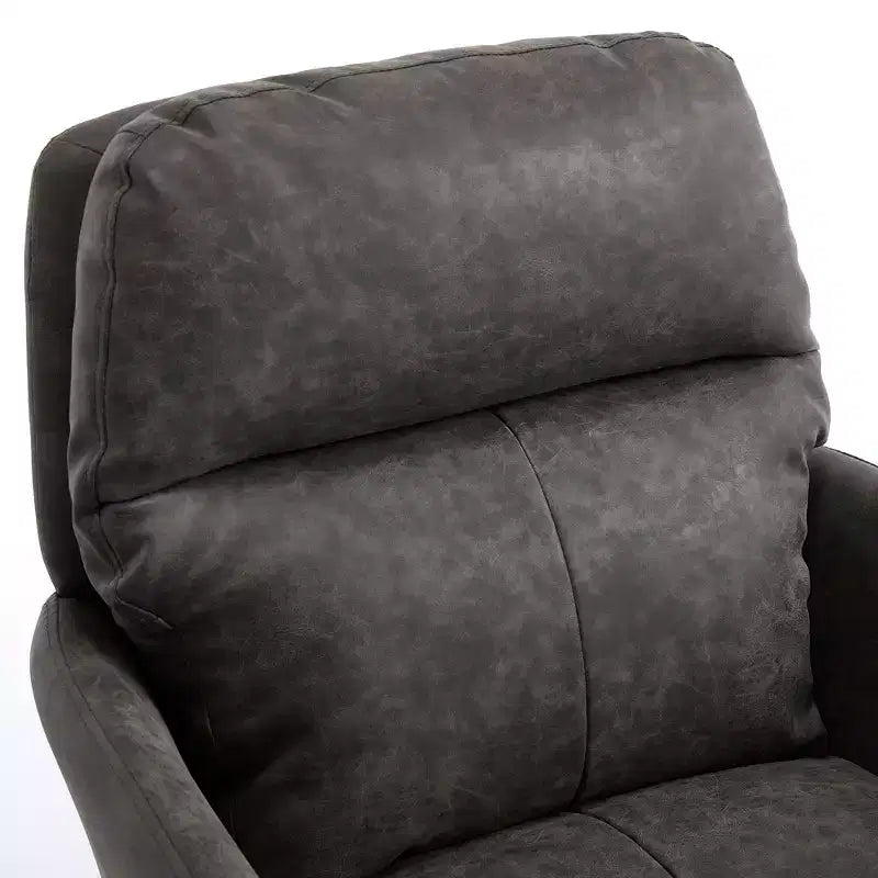 Silla de oficina de cuero sintético de primera calidad con ajuste de altura - Adecuada para usar en oficinas, dormitorios, tocadores y otros entornos interiores