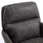 Silla de oficina de cuero sintético de primera calidad con ajuste de altura - Adecuada para usar en oficinas, dormitorios, tocadores y otros entornos interiores