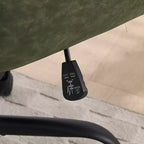 Silla de oficina de cuero sintético de primera calidad con ajuste de altura - Adecuada para usar en oficinas, dormitorios, tocadores y otros entornos interiores