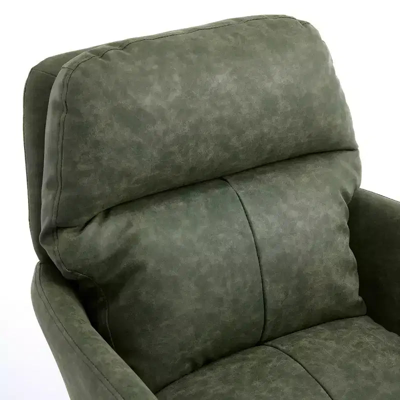 Silla de oficina de cuero sintético de primera calidad con ajuste de altura - Adecuada para usar en oficinas, dormitorios, tocadores y otros entornos interiores