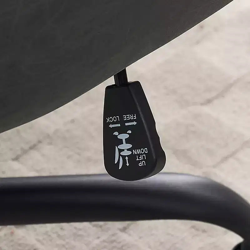 Silla de oficina de cuero sintético de primera calidad con ajuste de altura - Adecuada para usar en oficinas, dormitorios, tocadores y otros entornos interiores
