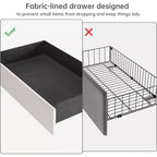 Base de cama con 4 cajones de almacenamiento, plataforma tapizada en terciopelo, soporte de 1000 lb, beige, TAMAÑO QUEEN