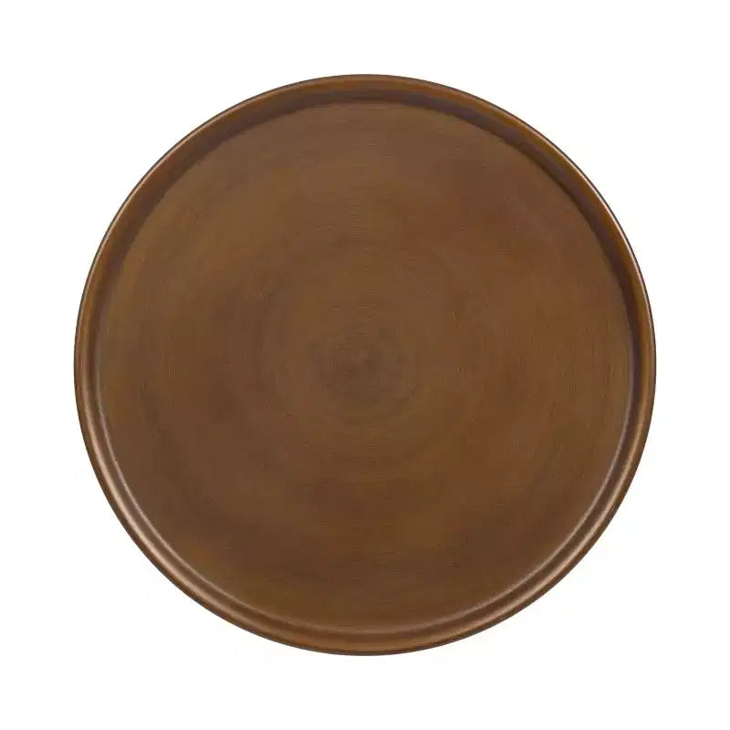Mesa auxiliar redonda, 14x14x24, Dorada