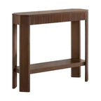 Mesa Consola de Madera Maciza Acanalada 36