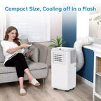 Climatiseur portable GustoWave 8000 BTU pour chambre à coucher avec refroidissement rapide