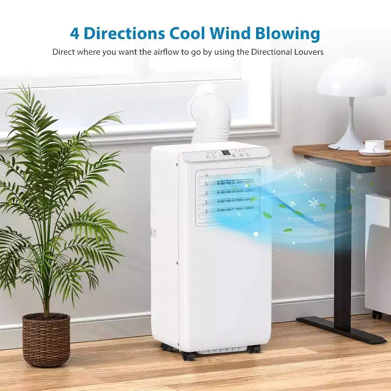 Climatiseur portable GustoWave 8000 BTU pour chambre à coucher avec refroidissement rapide