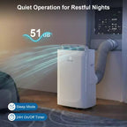 Climatiseur portable inverseur Costway 15000 BTU avec ventilateur, déshumidificateur et oscillation automatique
