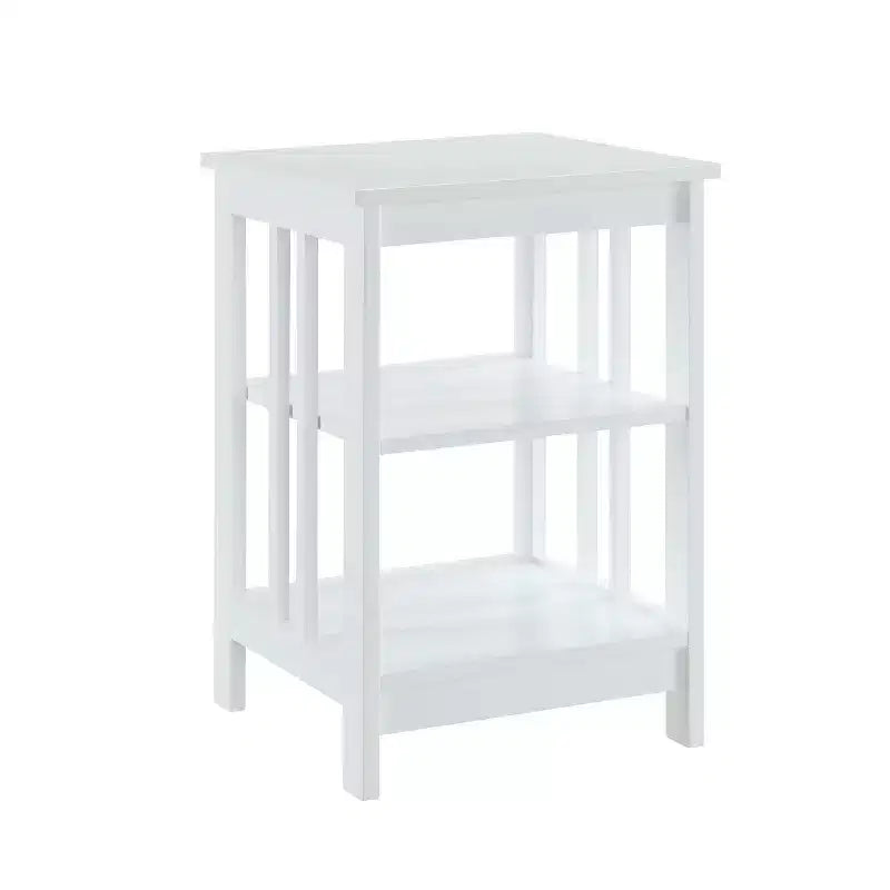 HomeStock Rectangle Wood Table Top End Table 1 -piece