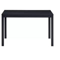 HomeRoots 47 Black Wood Dining Table