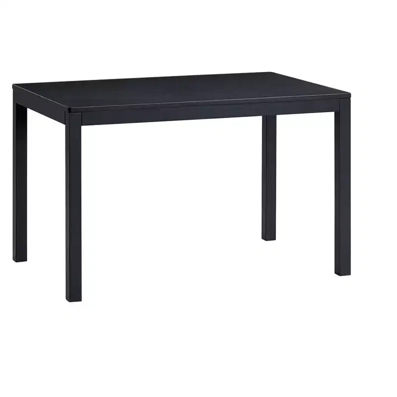 HomeRoots 47 Black Wood Dining Table