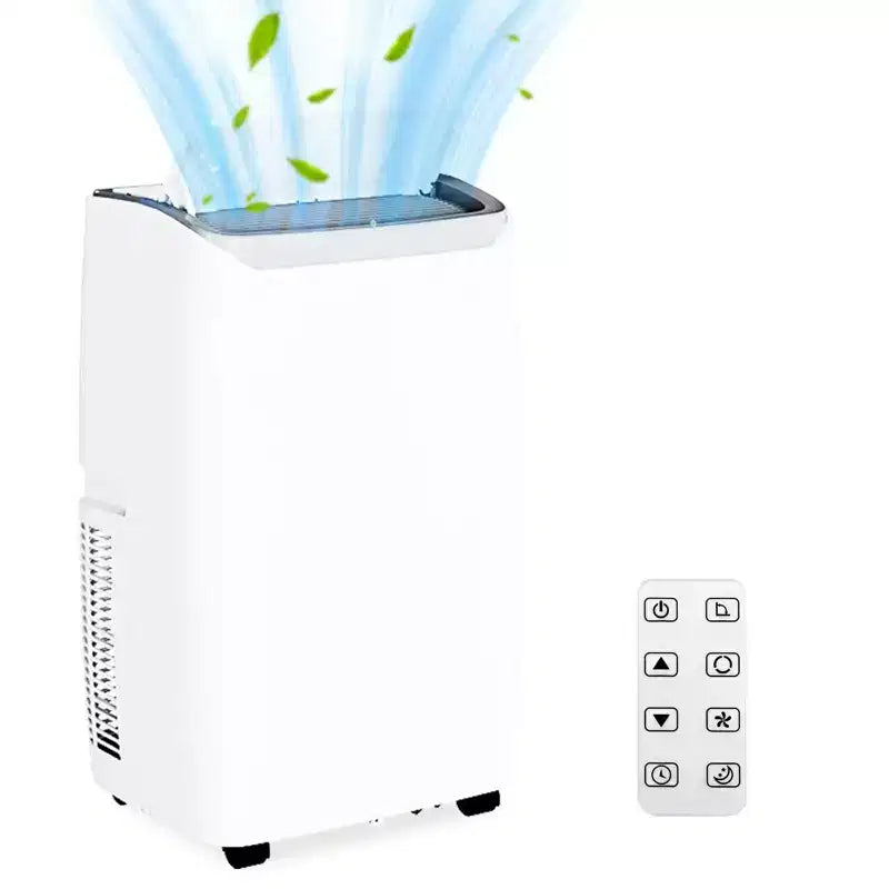Acondicionador de Aire Portátil 3 en 1 GustoWave de 12000 BTU con Enfriamiento, Varias Velocidades, Modo Suspensión, Oscilación Automática, Control Remoto