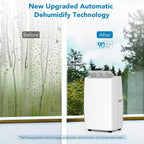 Climatiseur portable GustoWave, unité de climatisation de 14 000 BTU pour la maison et le bureau, pièces jusqu'à 70 m².