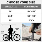 Bicicleta de montaña NAYSAYE de 26 pulgadas y 21 velocidades para adultos con cuadro de acero de alto carbono y frenos de disco mecánicos dobles, 67*26.5*38