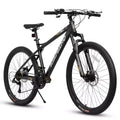 Bicicleta de montaña NAYSAYE de 26 pulgadas y 21 velocidades para adultos con cuadro de acero de alto carbono y frenos de disco mecánicos dobles, 67*26.5*38