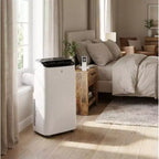 Climatiseur portable Garvee 14000 BTU, rafraîchissement de pièces de 65 m², mode veille, 3 vitesses de ventilation, télécommande pour maison et bureau