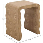 Barney Wood Accent Table - Natural - SEI