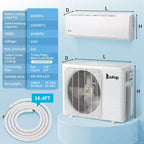 Karl Home Climatiseur bibloc sans conduit avec pompe à chaleur 9 000 BTU 0,75 tonne 20 SEER2 115 V