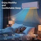 Climatiseur Mini Split Karl Home 3 zones 38000 BTU 20 SEER2 avec pompe à chaleur (12K+12K+18K)