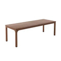 HomeRoots 46 Brown Wood and Iron Dining Table