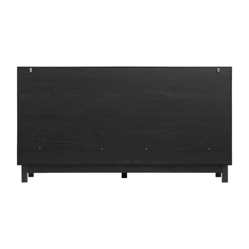 Whisen 6 Drawer Modern Dresser with Fluted Panel, Accent Chest for Bedroom, Multi-Purpose Storage Cabinet
