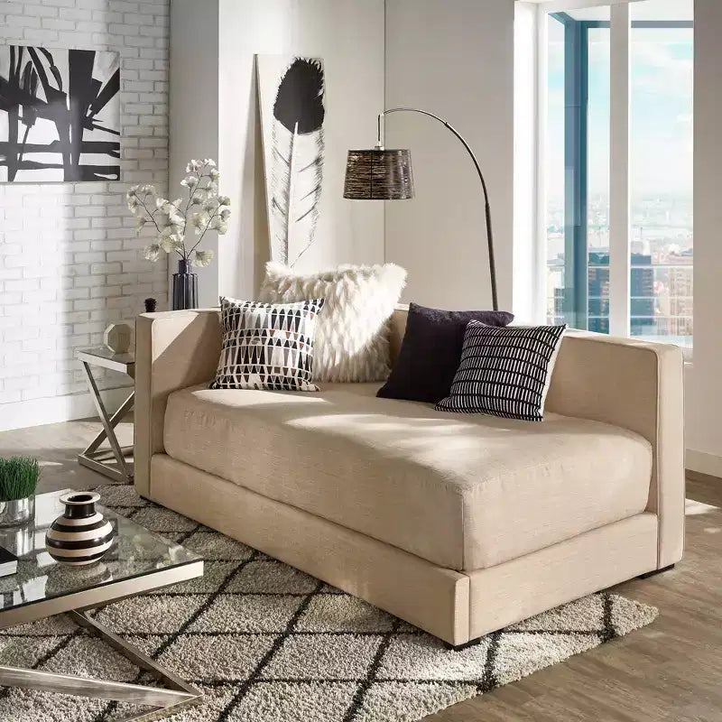 Faena Twin Bed - Beige - iNSPIRE Q