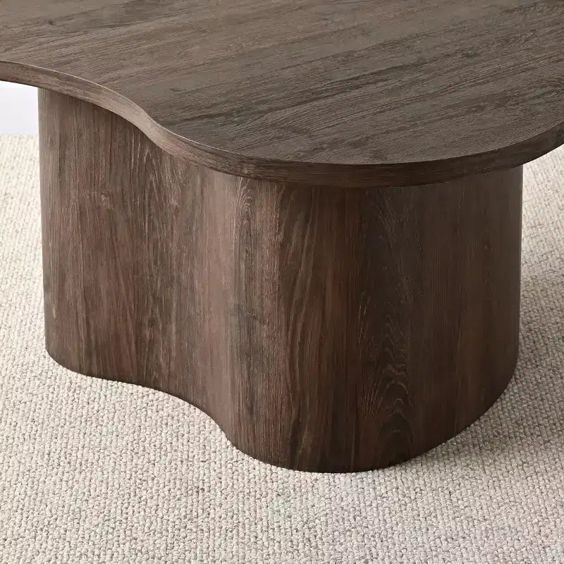 Set of 2 Modern Heart-Shaped Coffee Tables, Nesting Accent Tables, Small Decorative Coffee Table Set for Living Room or Apartment-Panipeachy