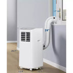 Climatiseur Portable, 8000 BTU, Refroidissement Silencieux avec Télécommande, Sans Évacuation & Évaporation Automatique, pour Grande Pièce, Climatiseur Mobile.