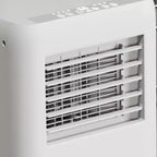 Climatiseur portable 10 000 BTU 4 en 1 Autoportant Refroidisseur Ventilateur Déshumidificateur Mode Nuit Silencieux Ventilateur Éco-flux Télécommande Kit Fenêtre