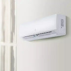Climatiseur mini-split 9 000 BTU, mural 19 SEER2 avec pompe à chaleur et kits d'installation, refroidit jusqu'à 42 m², Wi-Fi et télécommande, 115 V