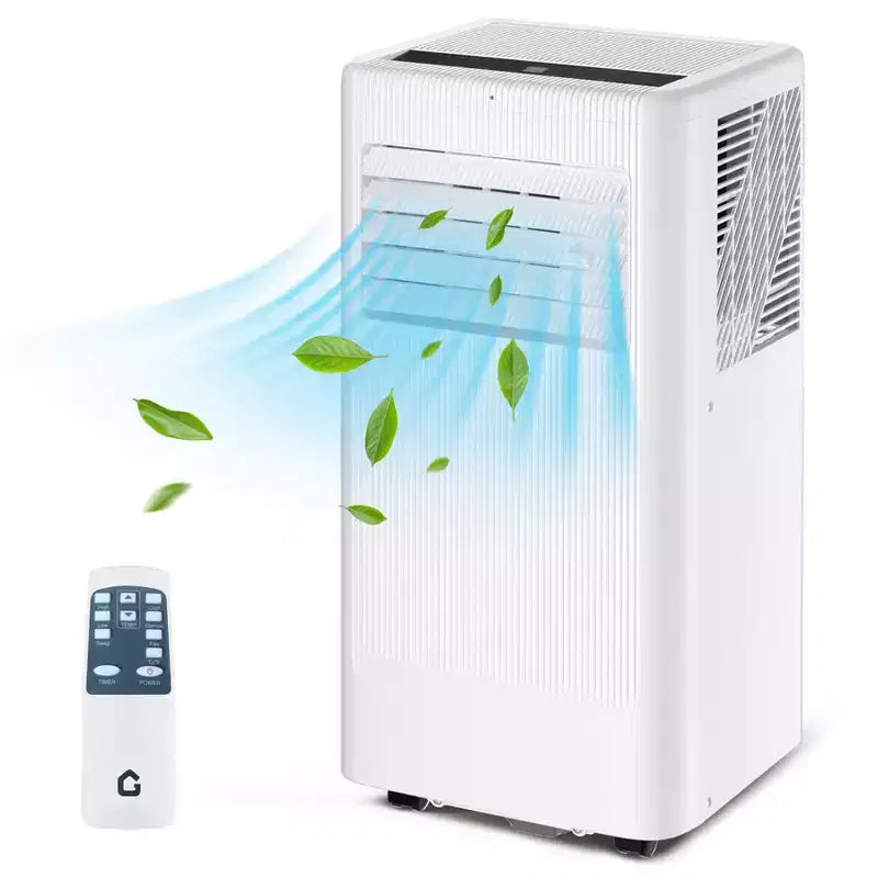 Climatiseur portable 3-en-1 de 8 000 BTU - Blanc, 1 unité, Climatiseur silencieux pour pièces de 420 pieds carrés, télécommande et kit de fenêtre inclus pour la maison/le bureau/le dortoir