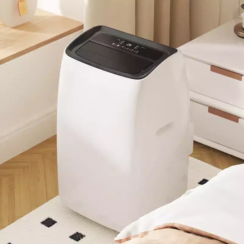 Climatiseur portable 14 000 BTU - Unité au sol blanche 4 en 1 (1 pack) pour grandes pièces jusqu'à 70 m² | Chauffage et déshumidificateur inclus