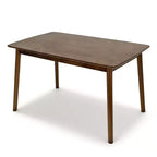 GDFStudio Matei Modern Wooden Rectangular Dining Table with Rounded Corners
