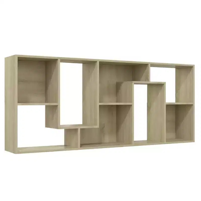 vidaXL Book Cabinet Sonoma oak Engineered wood Medium Book Cabinet