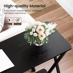 Industrial Narrow Console Table with Storage Shelf,Sturdy Metal Frame,Versatile Sofa Side Table for Entryway, Hallway, Living Room