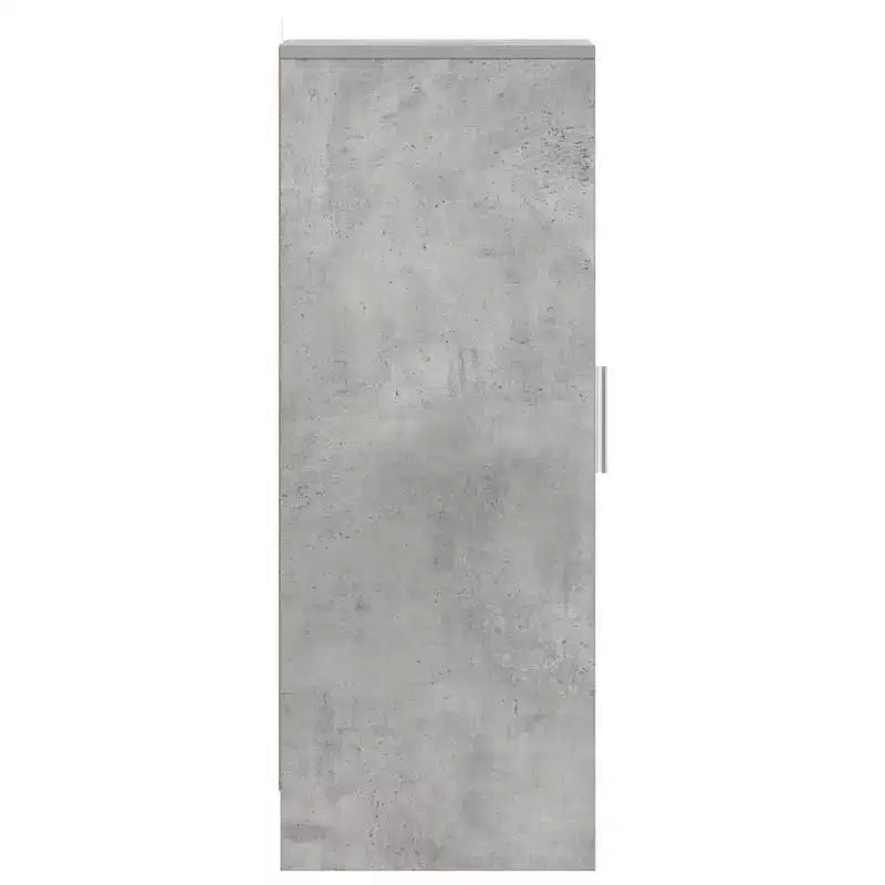 vidaXL Shoe Cabinet Concrete grey Engineered wood Standard Shoe Rack