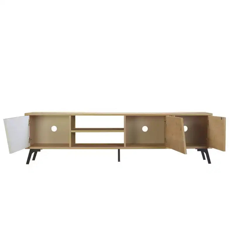 Mueble de TV Niche para televisores de hasta 70", Roble Claro