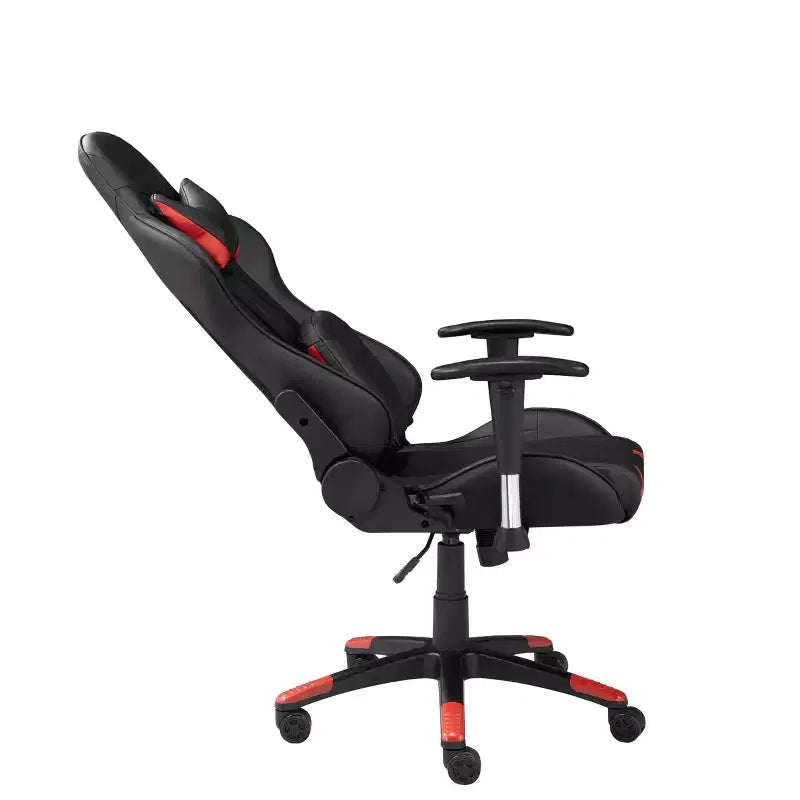 Silla para juegos Lucas Brassex de 52" negra/roja