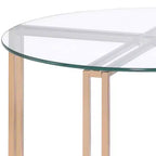 Mesa auxiliar de 23" color champán