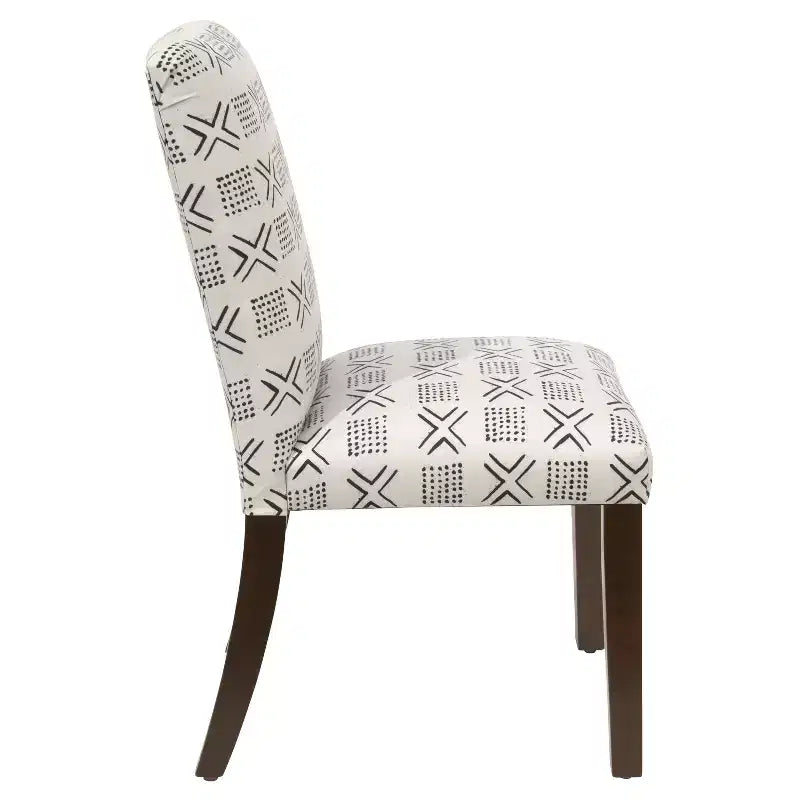 Skyline Furniture Hendrix Dining Chair in Block Print