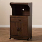 Tannis Finished Kitchen Cabinet - Baxton Studio