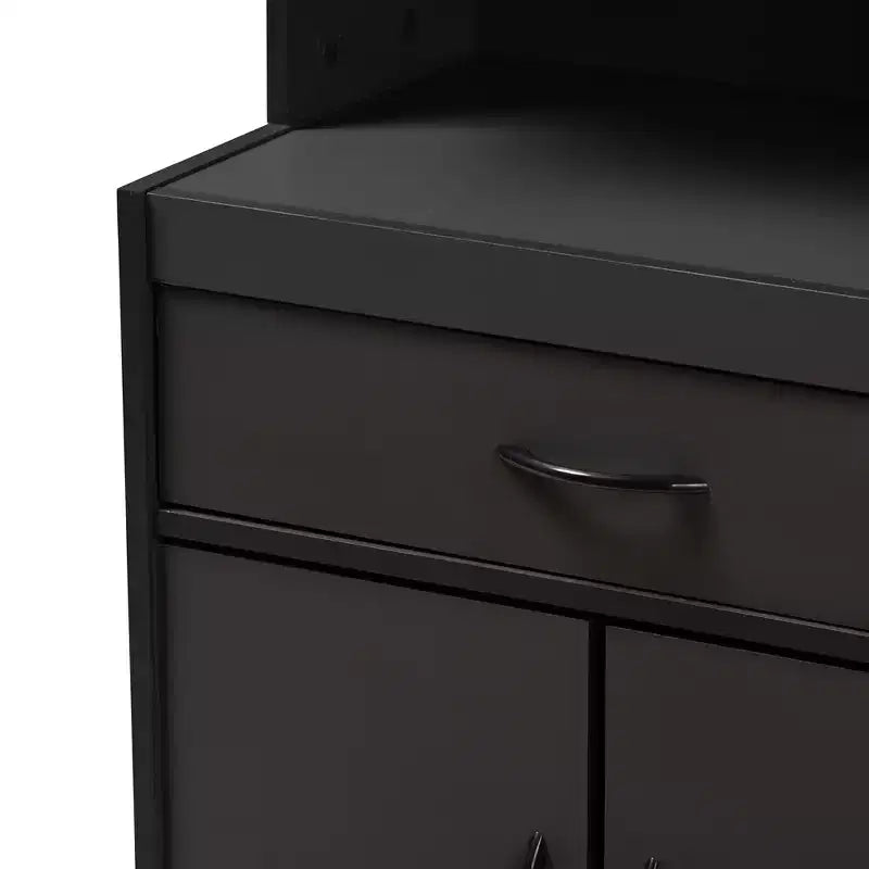Tannis Finished Kitchen Cabinet - Baxton Studio