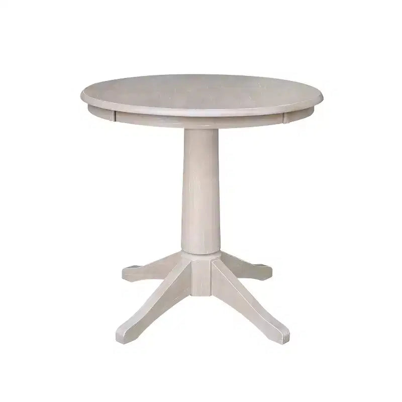 Table sur pied Stacy Round Top Chêne brun - International Concepts