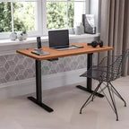 Bureau réglable en hauteur électrique Flash Furniture - Plateau de table 48 de large - 24 de profondeur