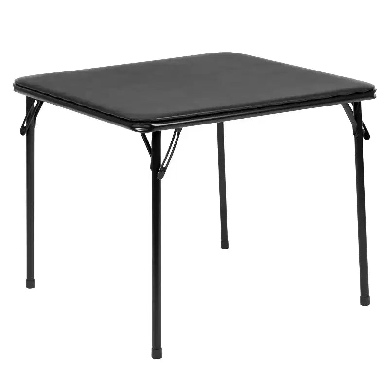 Emma and Oliver Kids 3 Piece Folding Table and Chair Set - Kids Activity Table Set