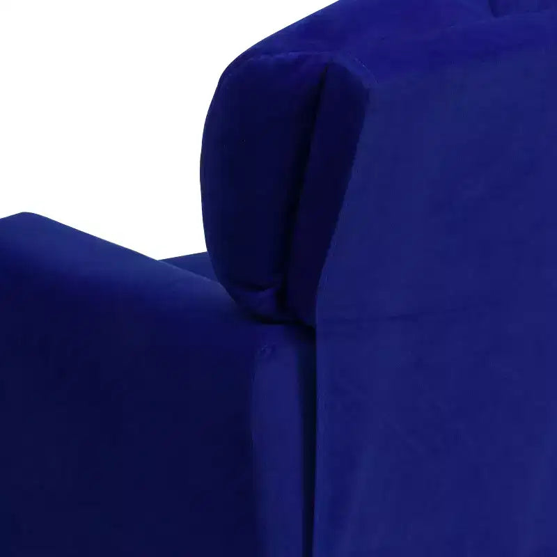 Emma and Oliver Contemporary Kids Recliner with Cup Holder