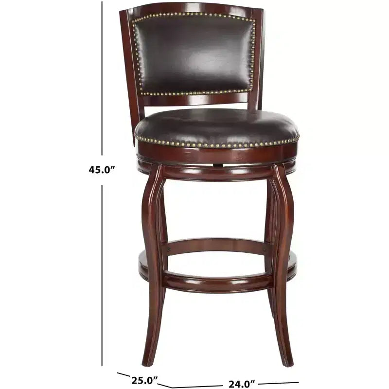 Pasquale Swivel Bar Stool - FOX7011 - Safavieh Couture